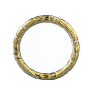 Urqanyu S925 silver gold-plated snake ouroboros minimalist light luxury cubic zirconia ring